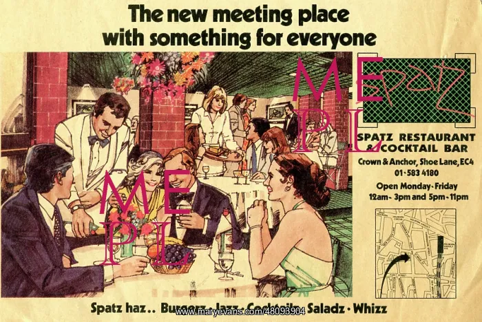 : Advertisement, Spatz Restaurant and Cocktail Bar : Advertisement, Spatz Restaurant and Cocktail Bar