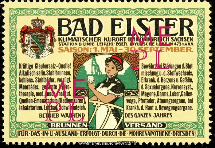 : Advertising stamp Bad Elster : Advertising stamp Bad Elster