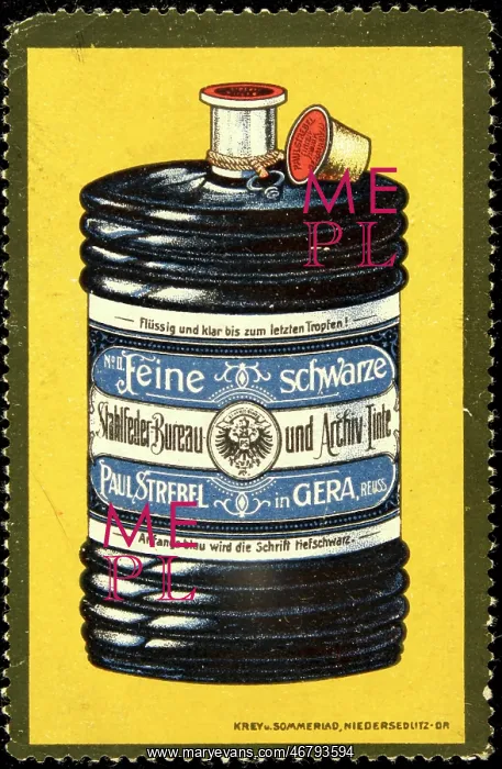 : Advertising stamp ink Paul Strebel : Advertising stamp ink Paul Strebel