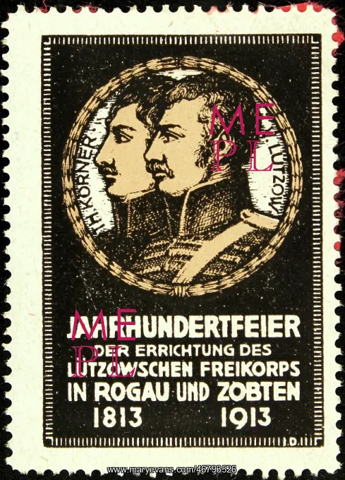 : Advertising stamp Lutzow Freikorps : Advertising stamp Lutzow Freikorps