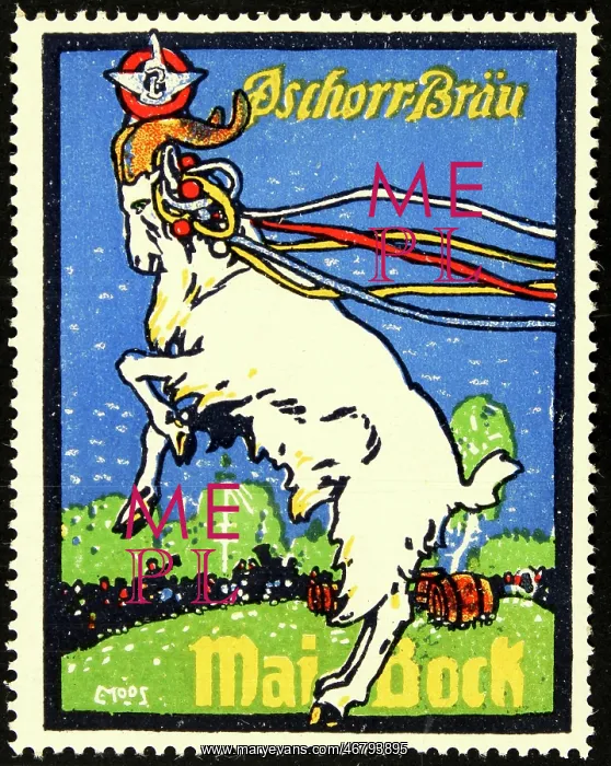 : Advertising stamp Pschorr-Brau : Advertising stamp Pschorr-Brau