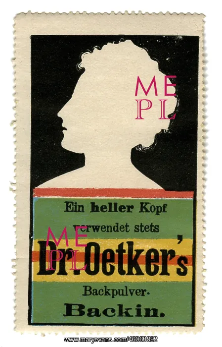  : advertising, stamps, Dr. Oetker's Backpulver