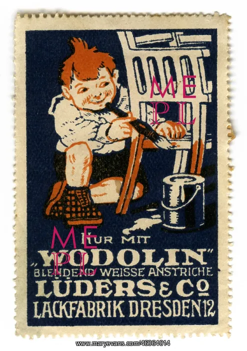 : advertising, stamps, Nur mit Wodolin blendend : advertising, stamps, Nur mit Wodolin blendend