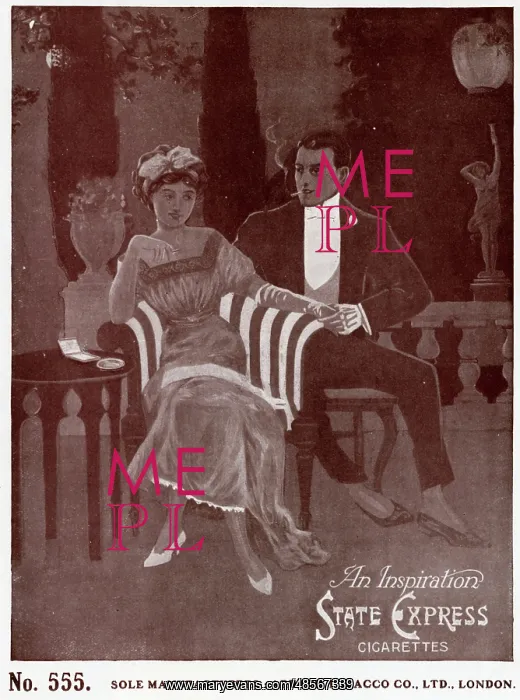 : Advert for State Express Cigarettes 1912 : Advert for State Express Cigarettes 1912