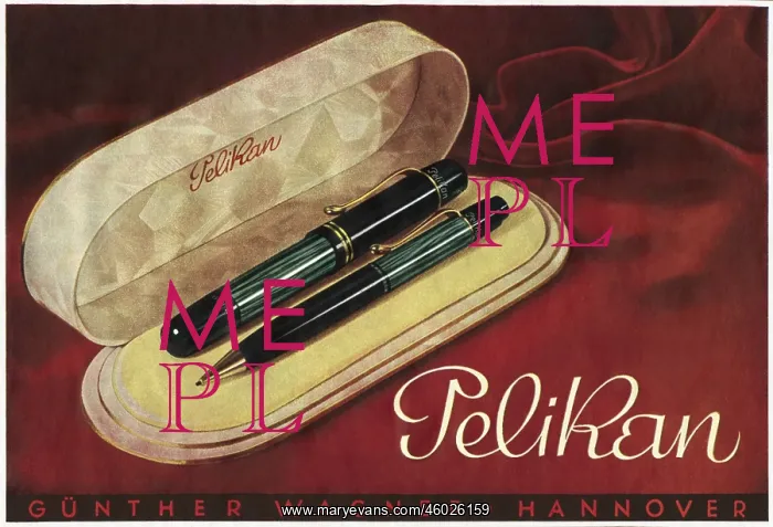 : advertising, stationery, advertisement for Pelikan : advertising, stationery, advertisement for Pelikan