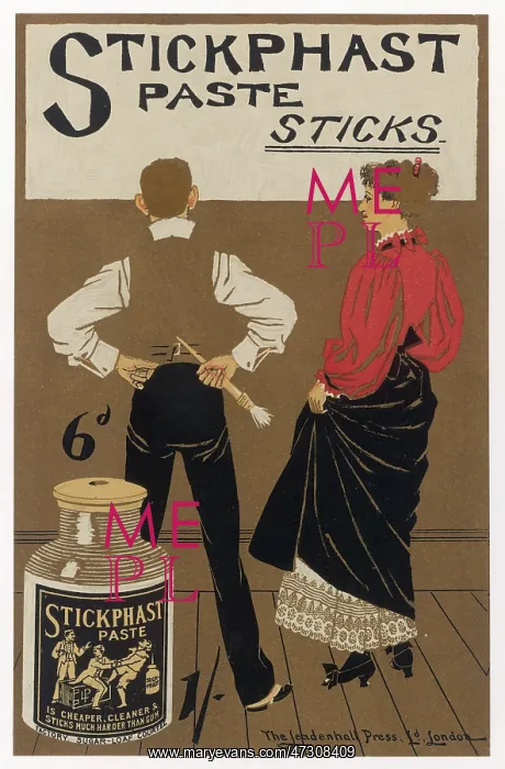  : ADVERT / STICKPHAST PASTE