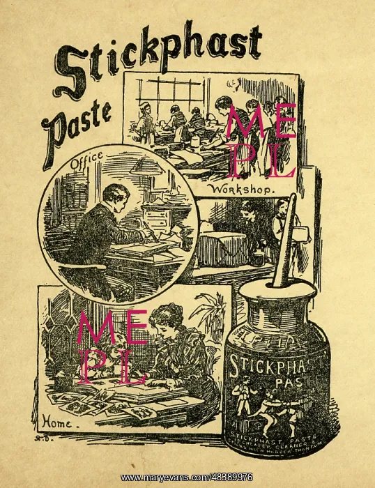  : Advertisement for Stickphast Paste