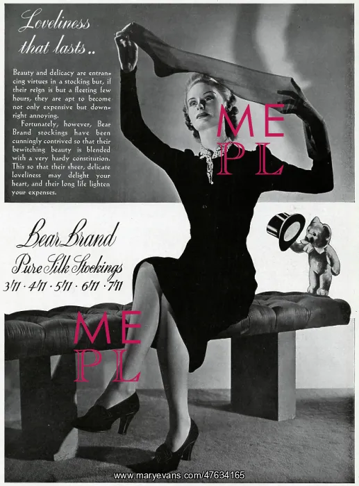  : Advert for Stockings by Bear Brand 1940