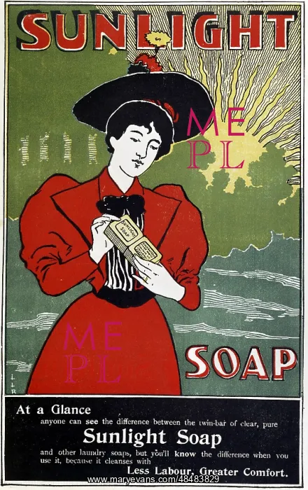 : Advertisement for Sunlight household soap circa : Advertisement for Sunlight household soap circa