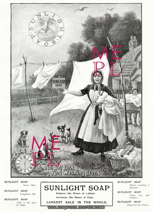 : Advert for Sunlight Soap 1902 : Advert for Sunlight Soap 1902