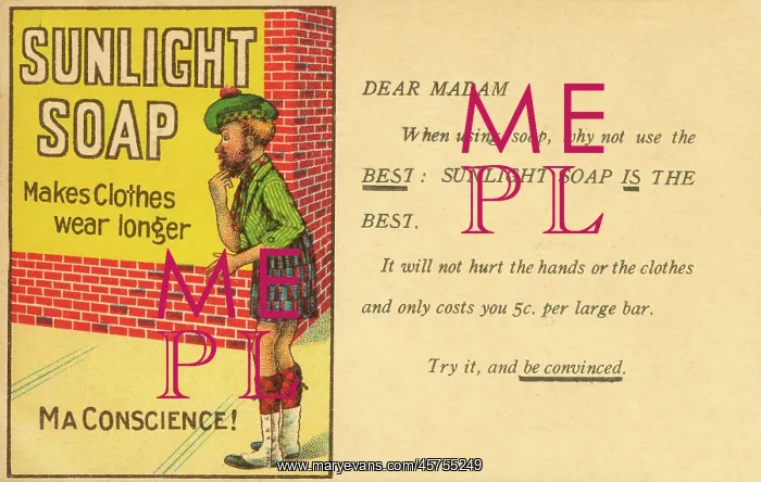 : Advertising - Sunlight Soap : Advertising - Sunlight Soap