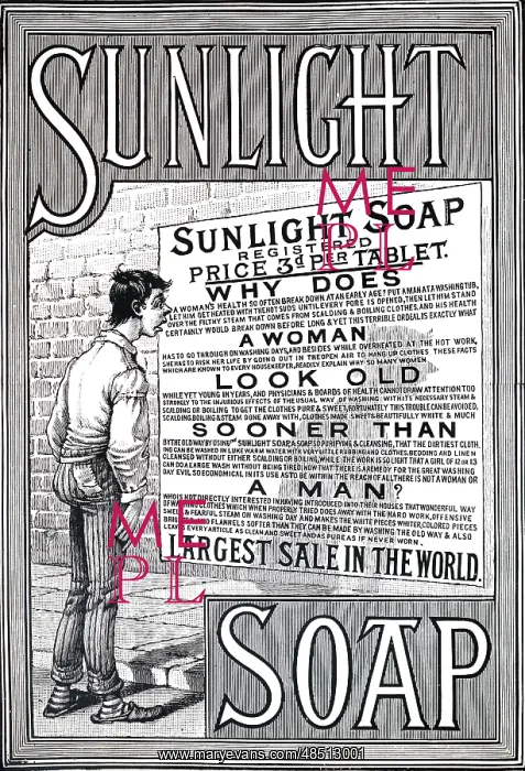  : An advert for Sunlight soap