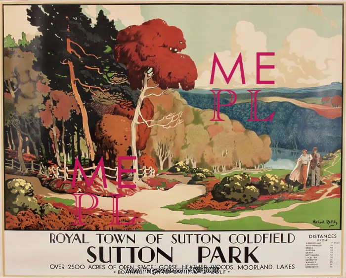 : Advertisement for Sutton Park, Sutton Coldfield : Advertisement for Sutton Park, Sutton Coldfield