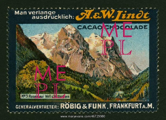  : advertising, sweets, cacao, chocolade, A. & W