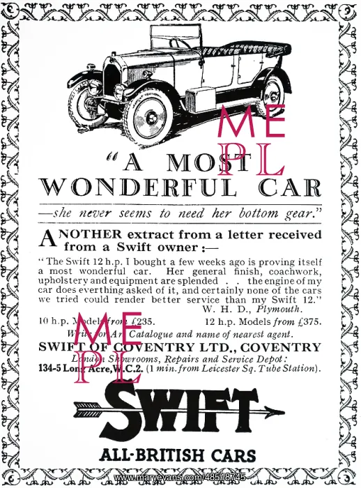  : An advertisement for Swift cars