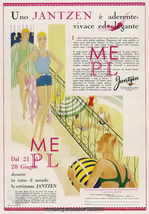  : ADVERT / SWIMWEAR 1930