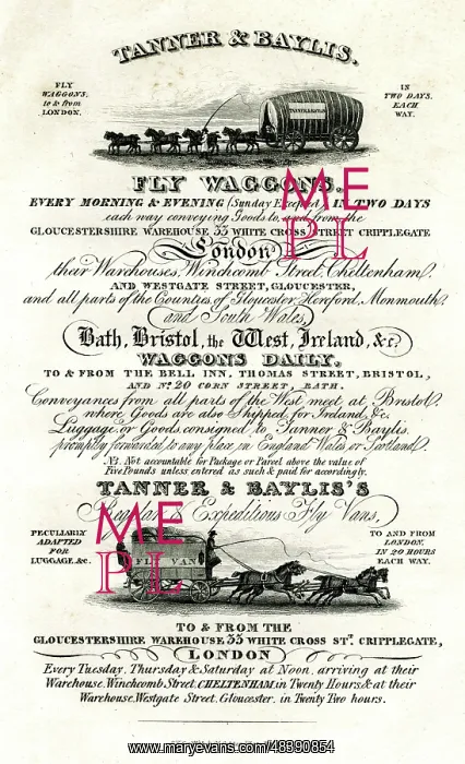 : Advert, Tanner & Baylis, Cheltenham : Advert, Tanner & Baylis, Cheltenham