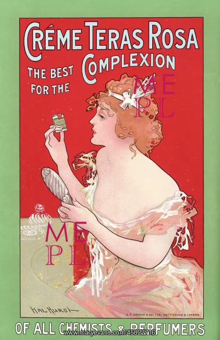 : Advert for Teras Rosa, perfurme 1900 : Advert for Teras Rosa, perfurme 1900
