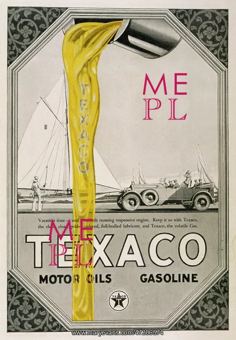 : ADVERT / TEXACO MOTOR OILS : ADVERT / TEXACO MOTOR OILS