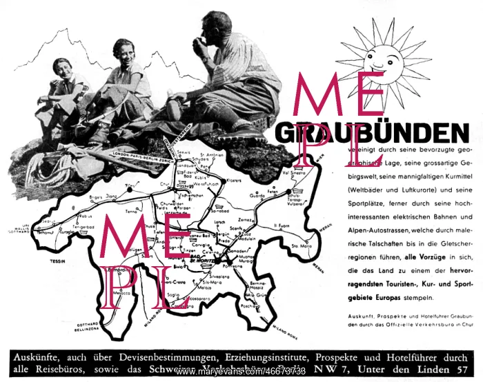 : advertising, tourism, Graubuenden, advert, June : advertising, tourism, Graubuenden, advert, June