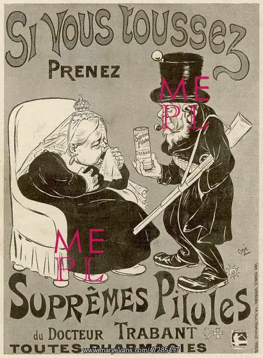 : Advert for Trabant Pills 1900 : Advert for Trabant Pills 1900