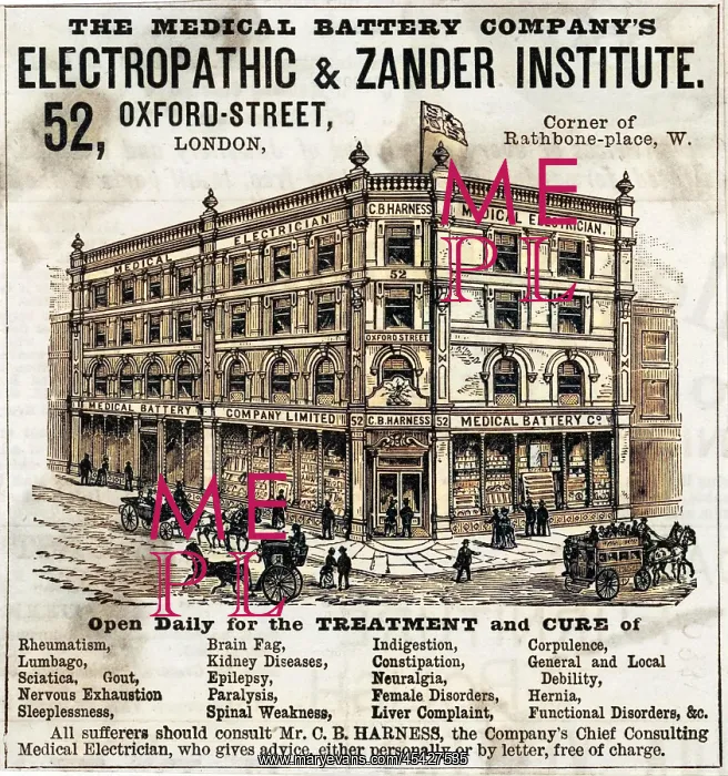 : Advert for treatment for illnesses 1889 : Advert for treatment for illnesses 1889