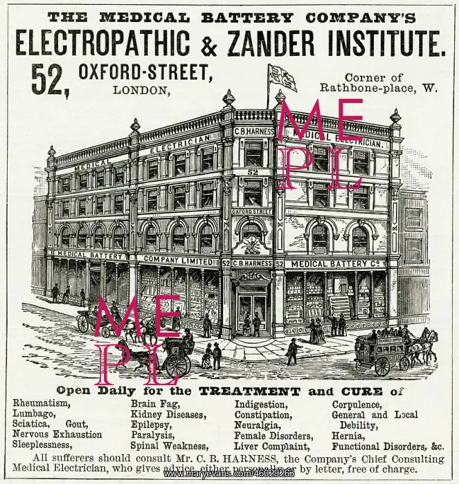 : Advert for treatment for illnesses 1889 : Advert for treatment for illnesses 1889
