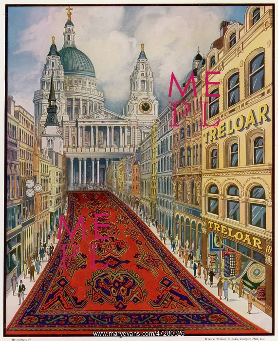  : Advert for Treloar carpets 1920