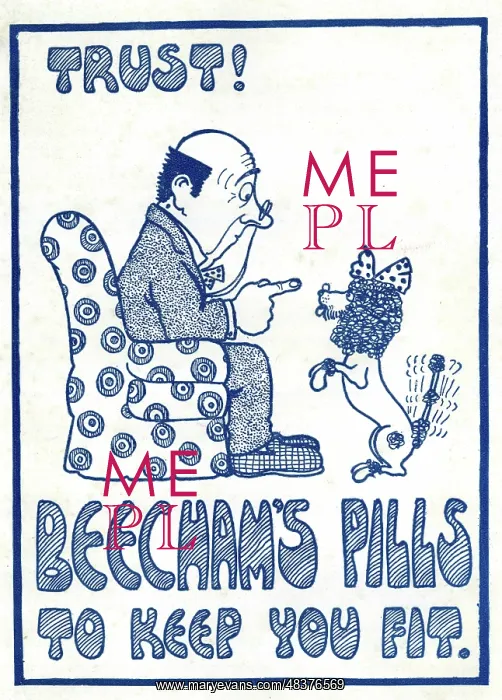 : Advert, Trust Beecham's Pills to keep you fit : Advert, Trust Beecham's Pills to keep you fit