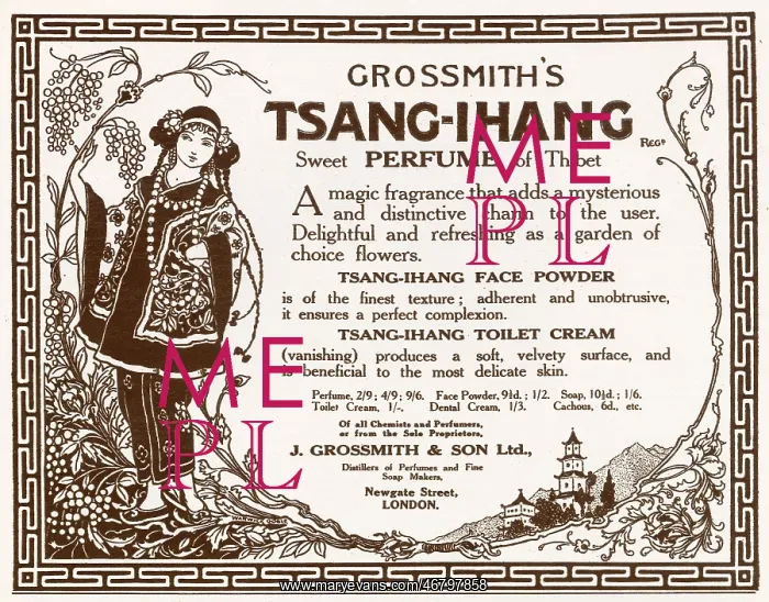 : Advert for Tsang-Ihang - Perfume 1924 : Advert for Tsang-Ihang - Perfume 1924