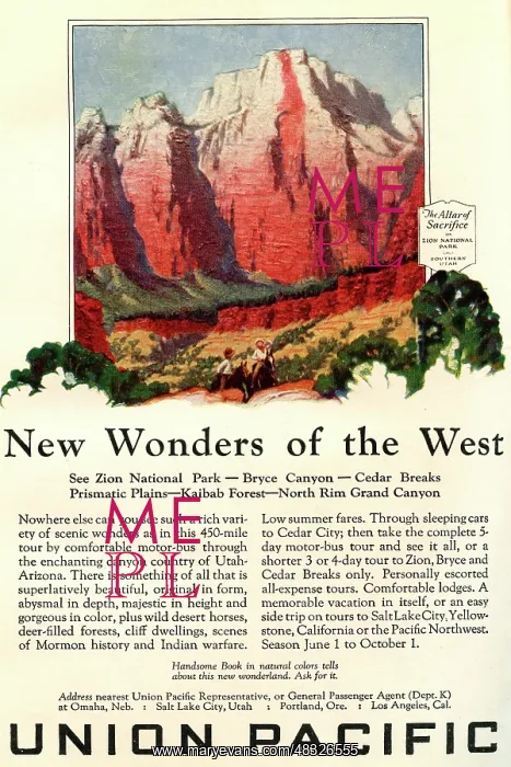 : Advert for Union Pacific : Advert for Union Pacific