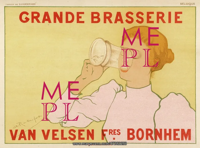 : ADVERT / VAN VELSEN BEER : ADVERT / VAN VELSEN BEER