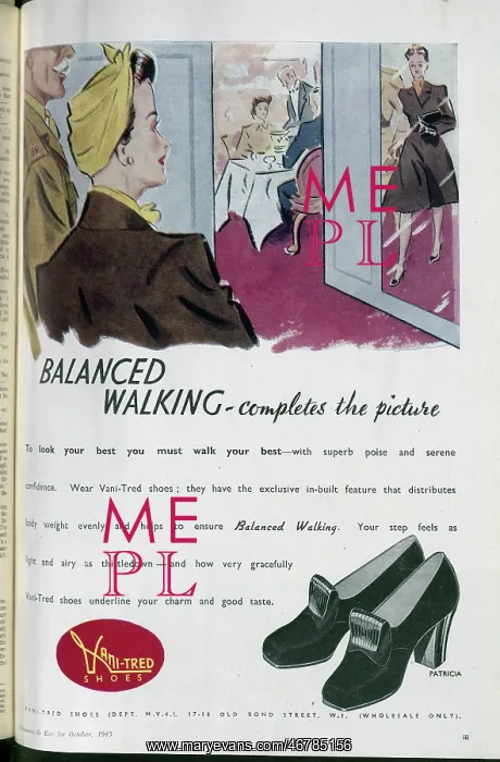: Advert for Vani-Tred Shoes : Advert for Vani-Tred Shoes