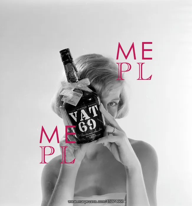: Advertisement for Vat 69 whisky : Advertisement for Vat 69 whisky