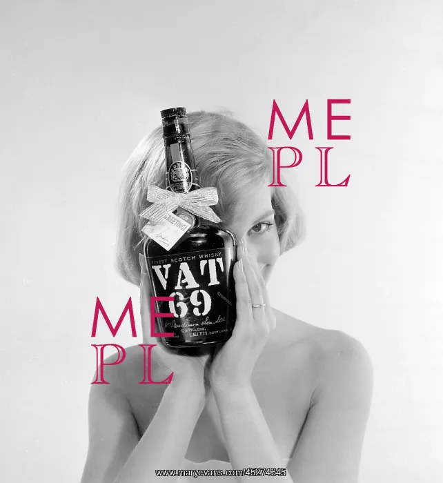 : Advertisement for Vat 69 whisky : Advertisement for Vat 69 whisky