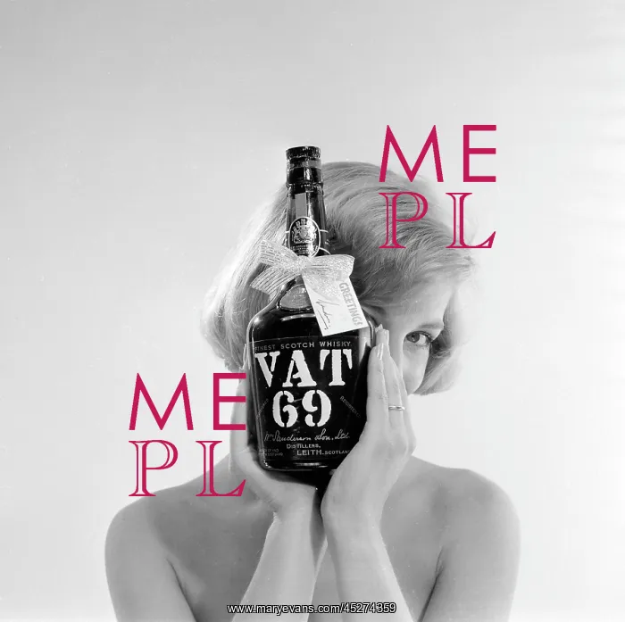 : Advertisement for Vat 69 whisky : Advertisement for Vat 69 whisky