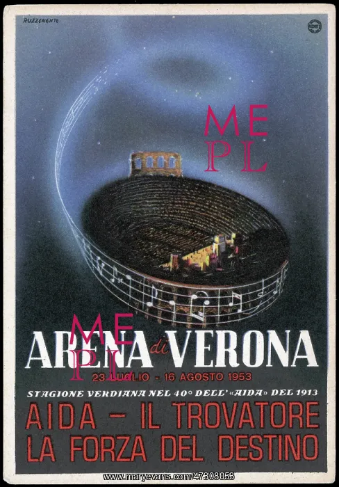  : ADVERT / VERDI OPERA 1953