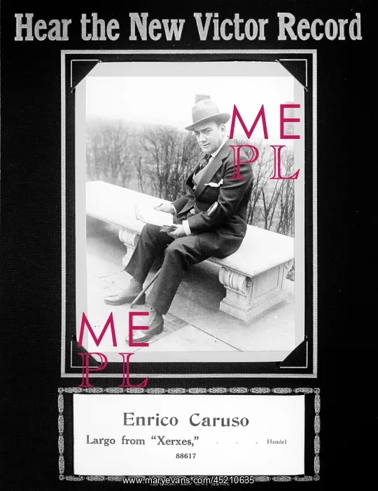 : Advertisement for Victor Records, Enrico ? : Advertisement for Victor Records, Enrico ?
