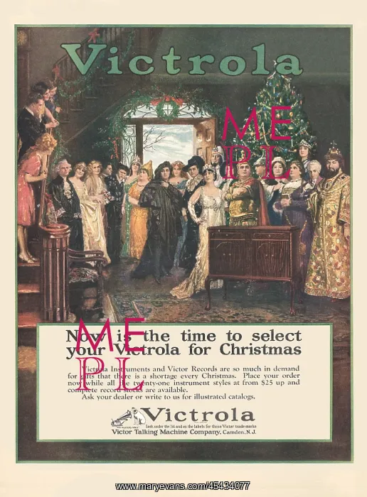 : Advert, Victrola Record Player : Advert, Victrola Record Player