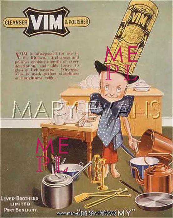 : ADVERT / VIM CLEANER 1916 : ADVERT / VIM CLEANER 1916