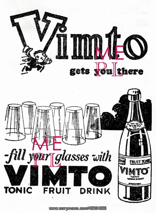  : Advert, Vimto Gets You There, Tonic Fruit Drink