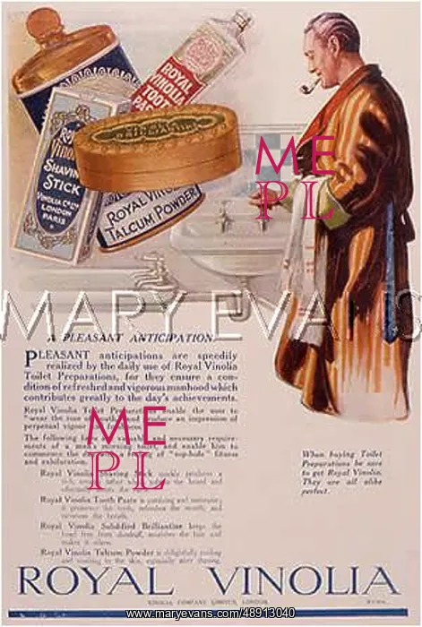 : ADVERT / VINOLIA 1920 : ADVERT / VINOLIA 1920