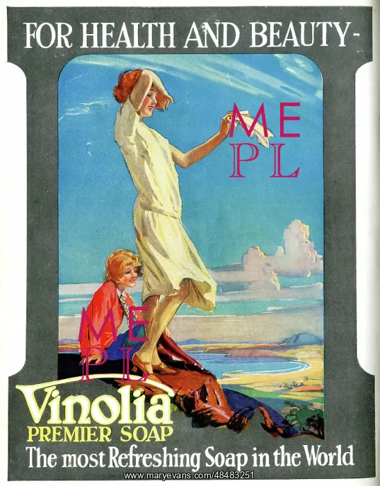 : Advert, Vinolia Premier Soap : Advert, Vinolia Premier Soap