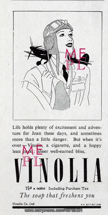 : Advert for Vinolia Soap : Advert for Vinolia Soap