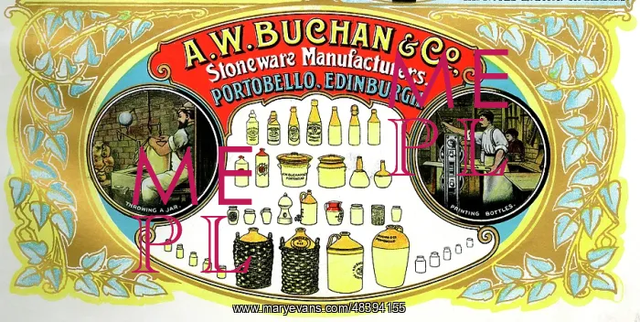 : Advert, A W Buchan & Co, Stoneware Manufacturers, Portobello : Advert, A W Buchan & Co, Stoneware Manufacturers, Portobello