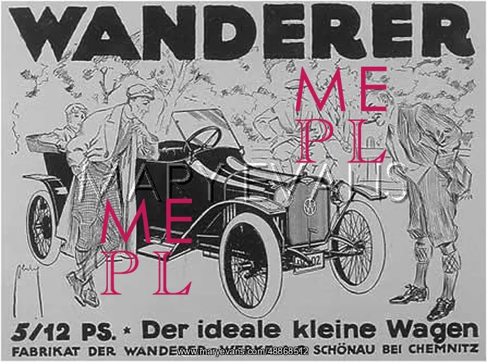 : Advert for the Wanderer motor car : Advert for the Wanderer motor car