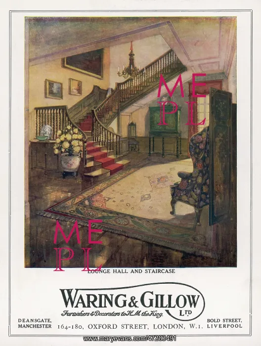  : ADVERT / WARING & GILLOW