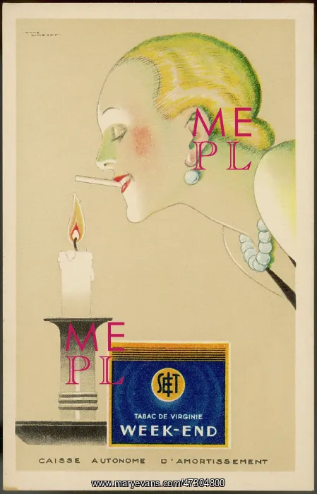  : Advertisement for Week-End cigarettes