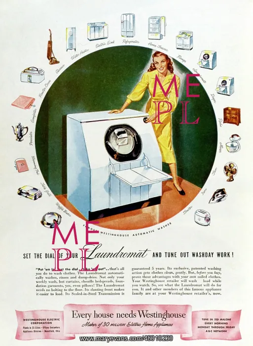 : Advertisement for the Westinghouse Laundromat : Advertisement for the Westinghouse Laundromat