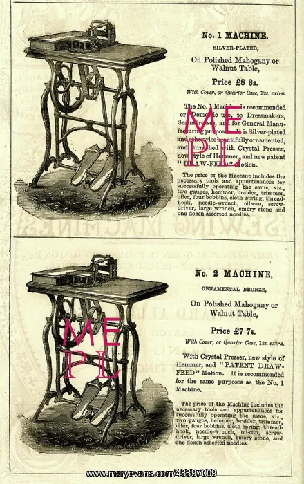 : Advert, Wheeler & Wilson's Sewing Machines : Advert, Wheeler & Wilson's Sewing Machines